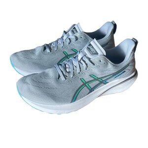 ASICS GT-2000 V13 Men’s Size 10.5 Light Gray Sneakers with Blue Highlights